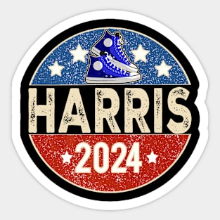 Kamala Harris 2024 Vote For President Kamala Sneakers Meme Sticker